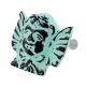 Aqua Angel Distressed Iron Cabinet Knob